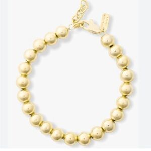 💜Melinda Maria life’s a ball Gold Beaded Bracelet-FIRM